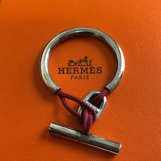 HERMES - 希少 hermes ヴィンテージ キーリング シェーヌダンクル