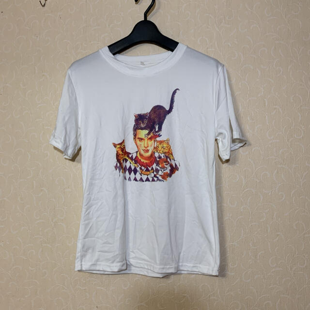 英国バンドQueenクイーンフレディマーキュリーtシャツ猫ボヘミアン