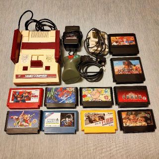 ファミリーコンピュータ - FC ファミコン本体 ソフト9本 周辺機器