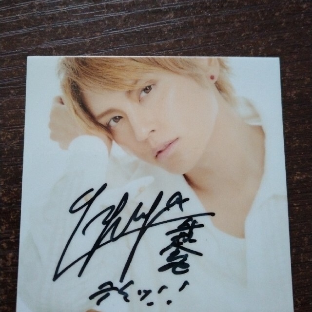 NEWS手越祐也直筆サイン入り生写真の通販 by 華shop｜ラクマ