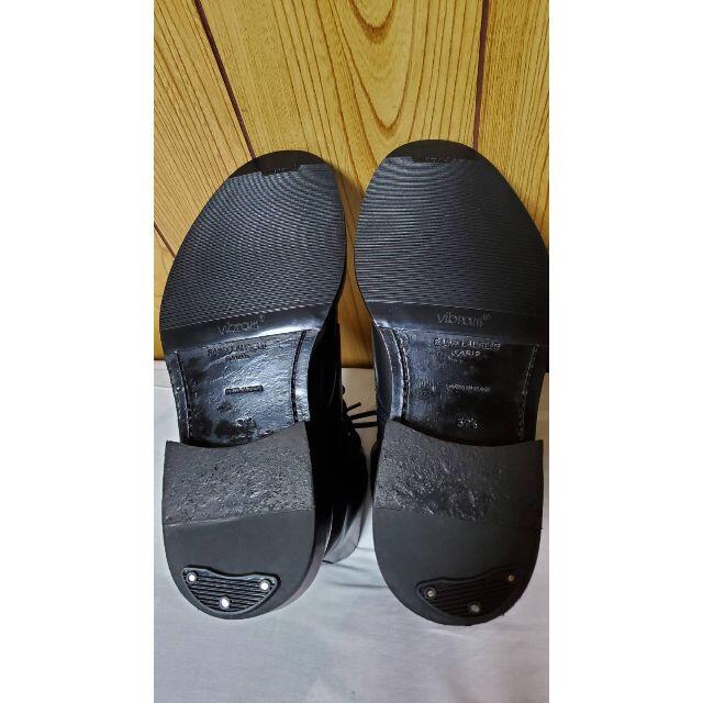 SAINT LAURENT - 正規美 サンローランパリ レースアップブーツ 黒 39