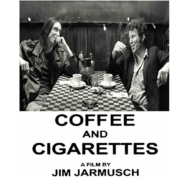 貴重！額付 特大ポスター！コーヒー＆シガレッツ ジムジャームッシュ