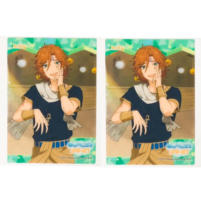 新品☆あんスタ☆MaM【三毛縞斑】クリアカード☆2点セットの通販 by