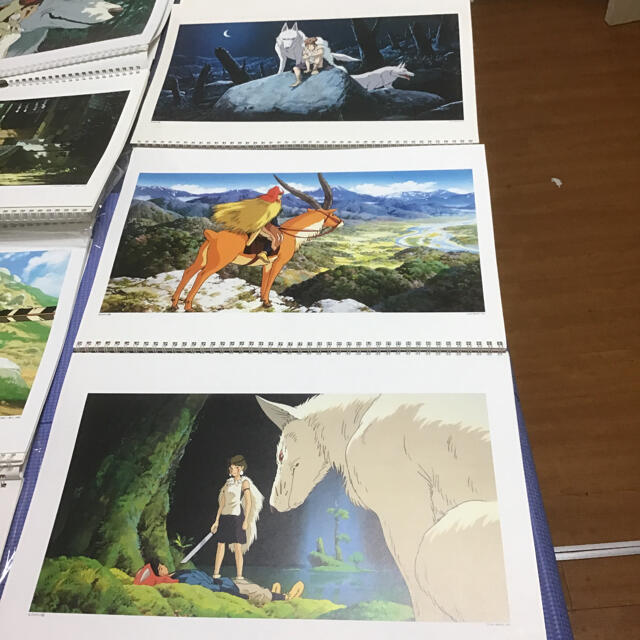 ジブリ - 【10】もののけ姫 作品集 ジブリカレンダーGBL 20枚〜の