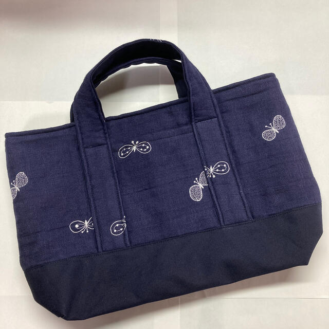 ミナ 【745】ミナペルホネンchoucho 洗えるたためるビッグトート