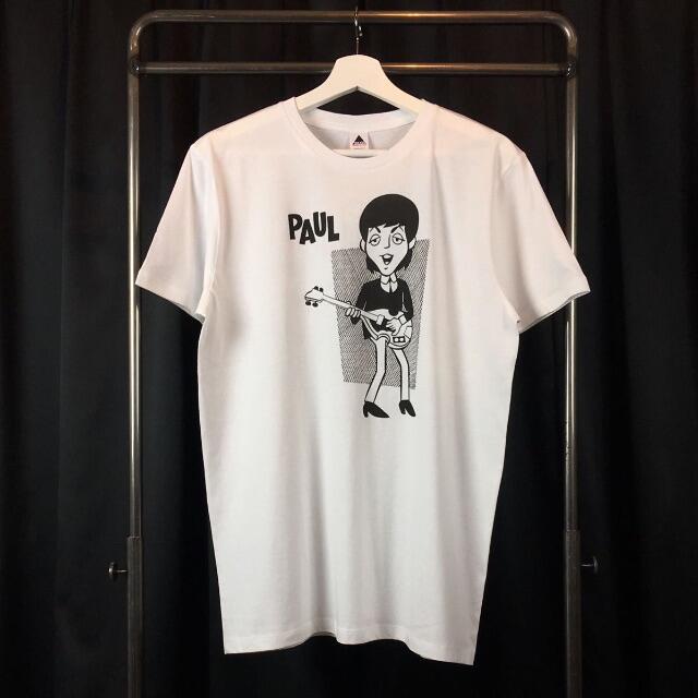 ロックTシャツ】新品 ビートルズ ポール マッカートニー アニメ T