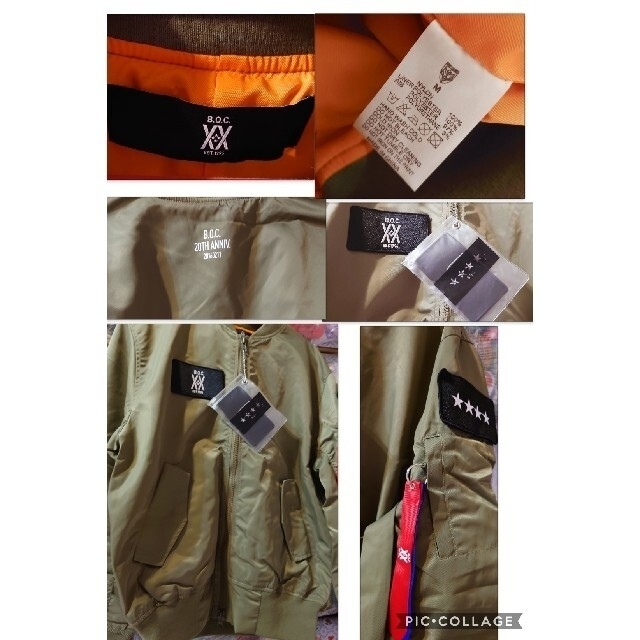 BUMP BUMP OF CHICKEN 20th MA-1 Mサイズ OF CHICKEN 20th MA-1 Mサイズ