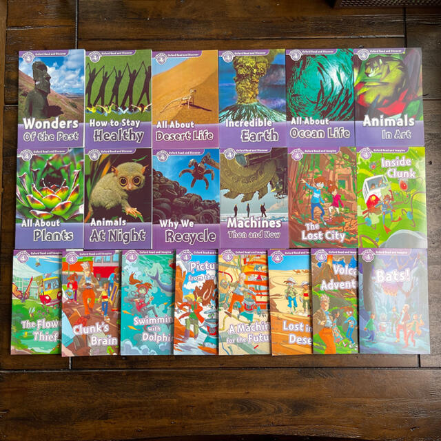 Oxford Read and Discover 英語絵本レベル1-6 108冊 and Oxford Read