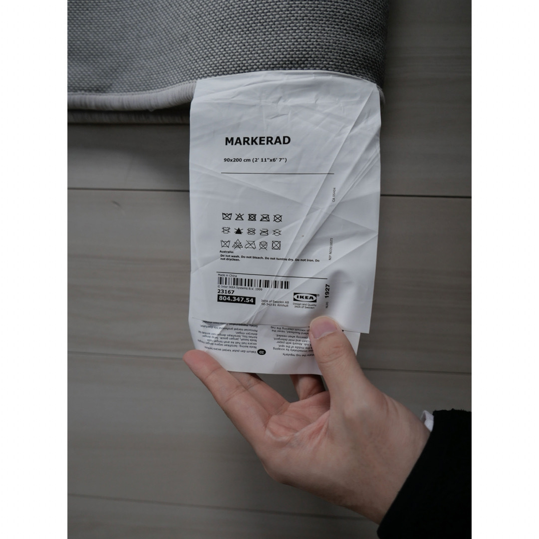 IKEA - IKEA Virgil Abloh MARKERAD レシートラグの通販 by s shop