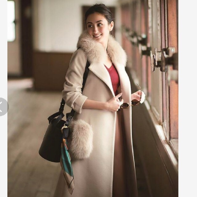 JUSGLITTY - JUSGLITTYフォックスファーコート♡の通販 by a's shop