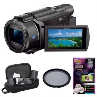 SONY - 【SONY】ソニー FDR-AX60 4Kビデオカメラと純正オプション5点