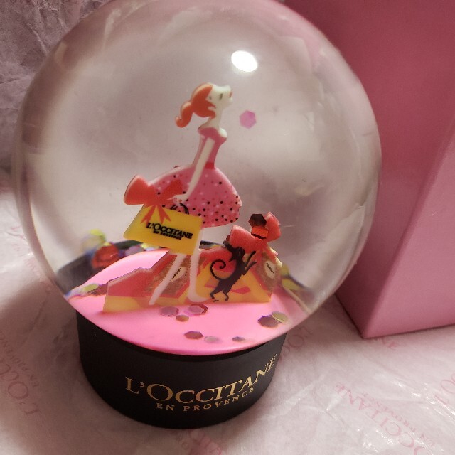 スノードーム ロクシタン スノードーム ノベルティ 2点 シャネルと