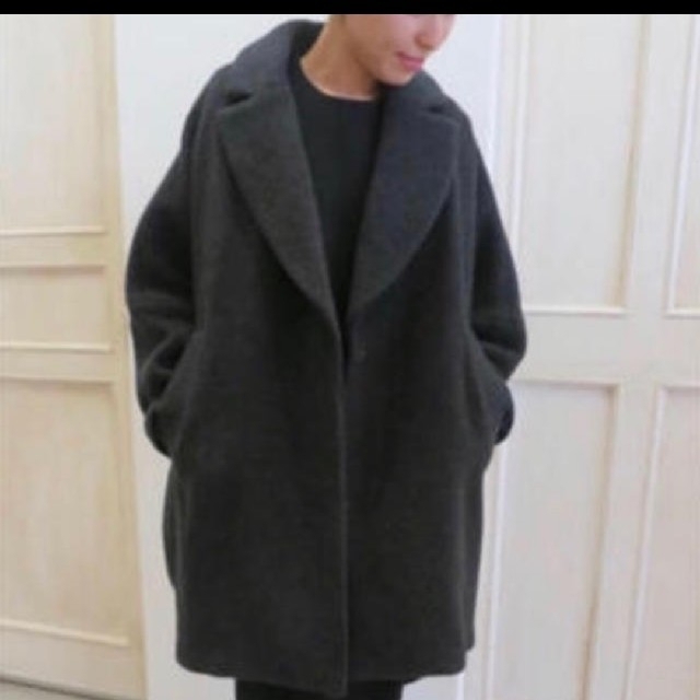 ENFOLD - エンフォルド ショートビーバーBOXコクーンコートの通販 by