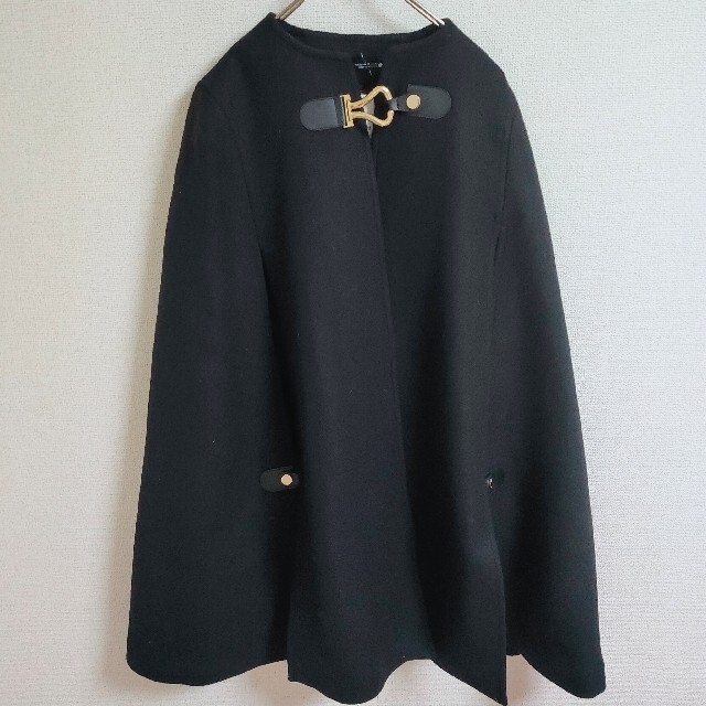 ZARA - 【完売品】ZARAバックル付きケープコートXS SUGAユンギ着用の