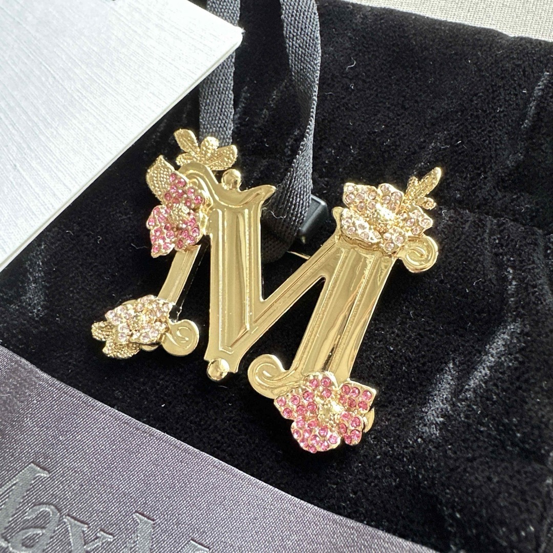 Max Mara - 25SS新作 新品MaxMara クリスタルブローチ フローラルの