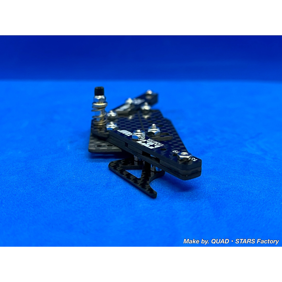 ミニ四駆・MS用】1軸リヤアンカー／19mm対応 ホワイトプリント