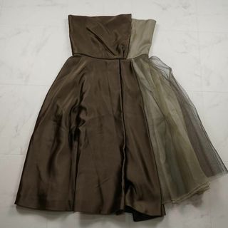 FOXEY - FOXEY ワンピース シルク ブラウン カーキ 38 Mの通販 by 小桜