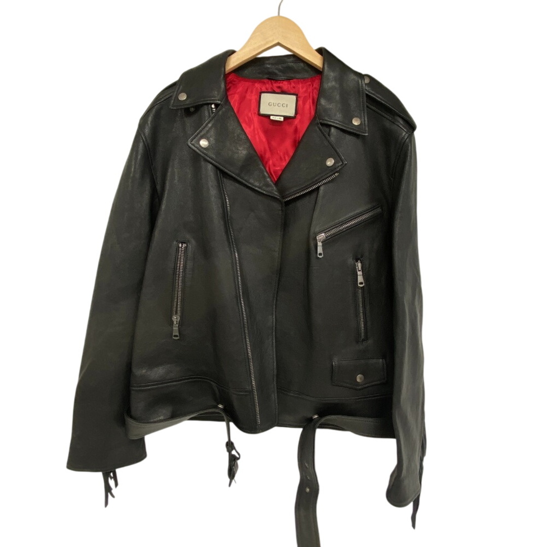 GUCCI - グッチ GUCCI ライダースジャケット TIGER EMBROIDERED BIKER