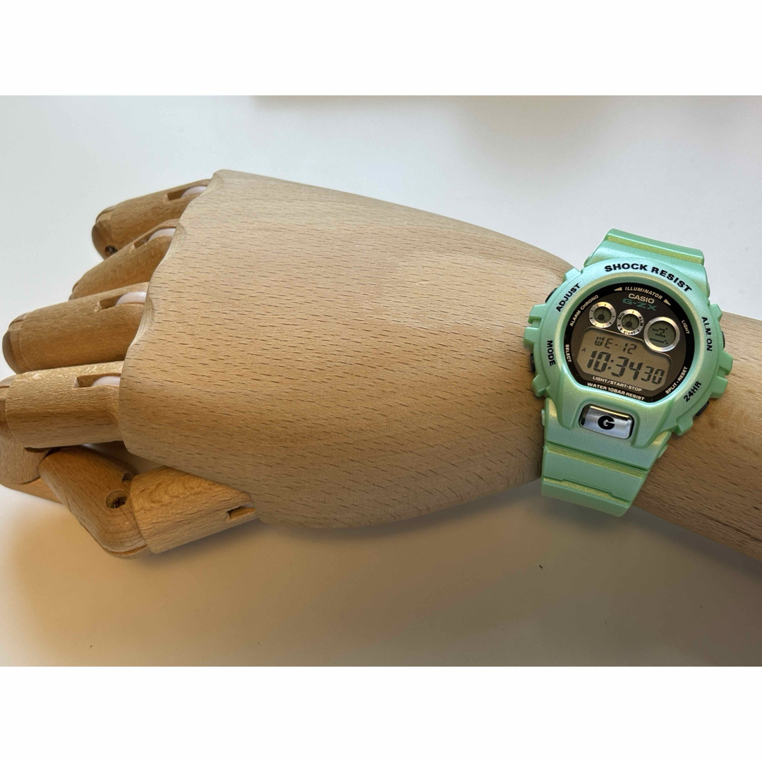 g-shock/ミニ/GZX-690/グリーン/三つ目/ビンテージ/メタリック
