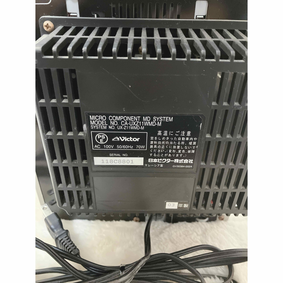Victor UX-Z11WMD−M マイクロコンポーネントMDシステム