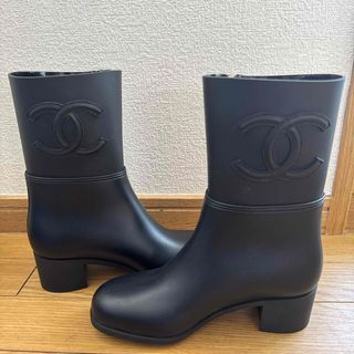 CHANEL - シャネル レインブーツ 36サイズの通販 by myo's shop