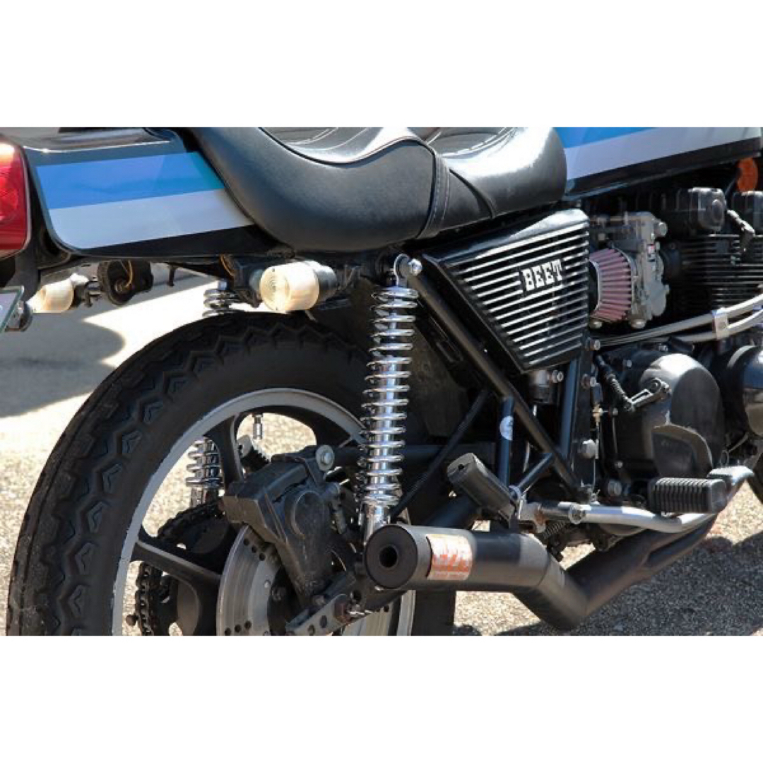 574】 フルメッキ 345mm 細巻き リア サスペンション 当時仕様