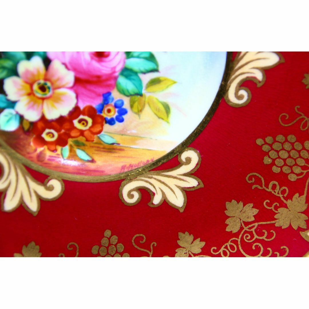 レア ウェッジウッド ARTHUR HOLLAND氏サイン アンティーク トリオ