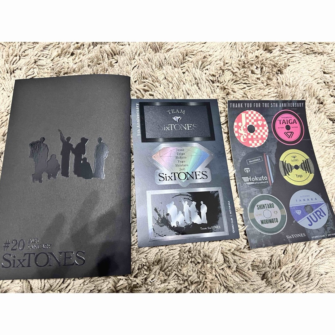 SixTONES - SixTONES#20会報&ステッカーの通販 by rinamama3's shop