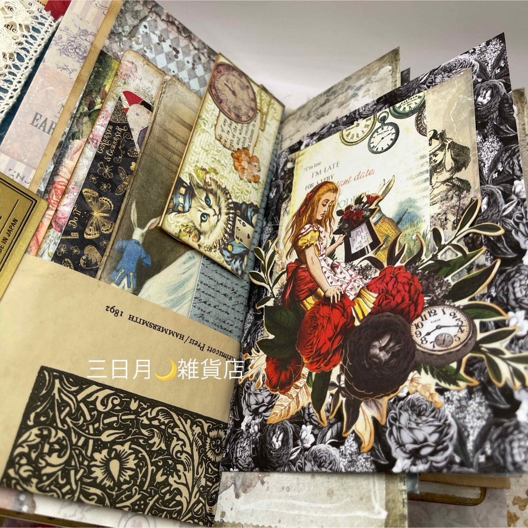 JJ-28 ジャンクジャーナル＊雑記帳＊Alice 販売済み Dream＊サンプル