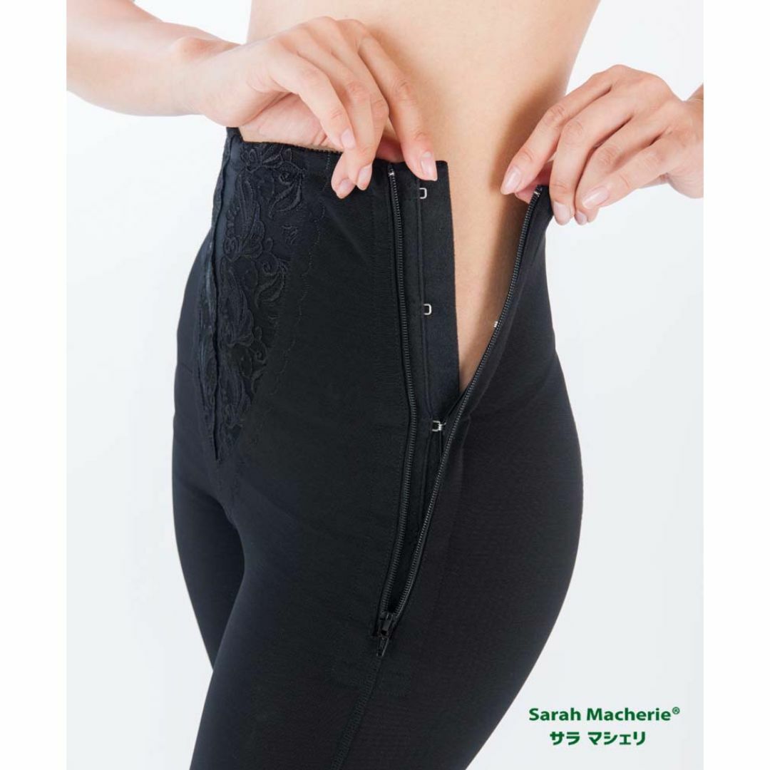 Lサイズ 脂肪吸引圧迫用サイドファスナー付オープンクロッチガードル