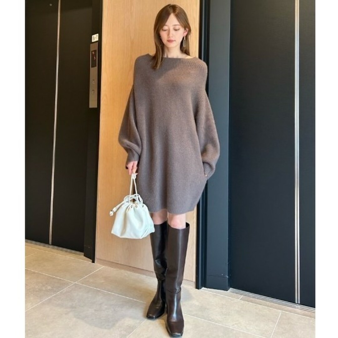 FRAY I.D - FRAY I.D鈴木愛理着用 ラクーンニットミニワンピース