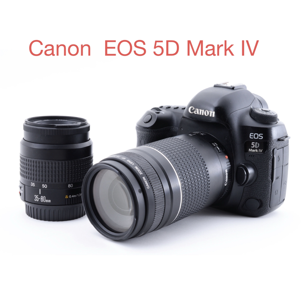 Canon - 付属品付 キャノン Canon EOS 5D Mark IVダブルレンズセットの