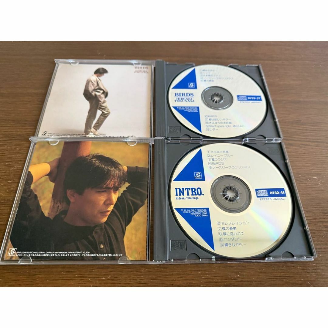 徳永英明 旧規格2タイトルセット「バーズ」「イントロ」消費税表記なし