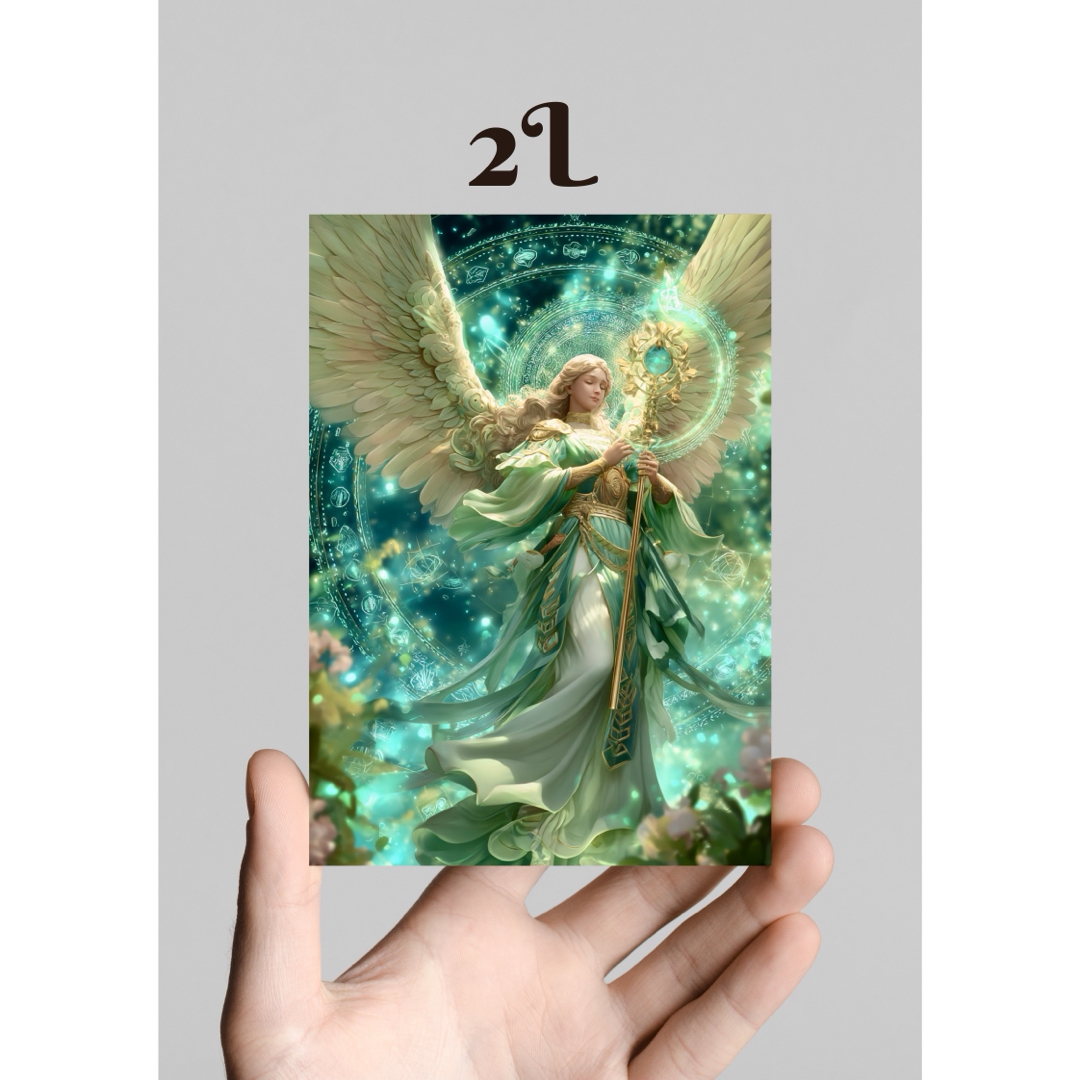 健康と回復✨大天使ラファエル✨No.9 【開運•風水•絵画風•ヒーリング