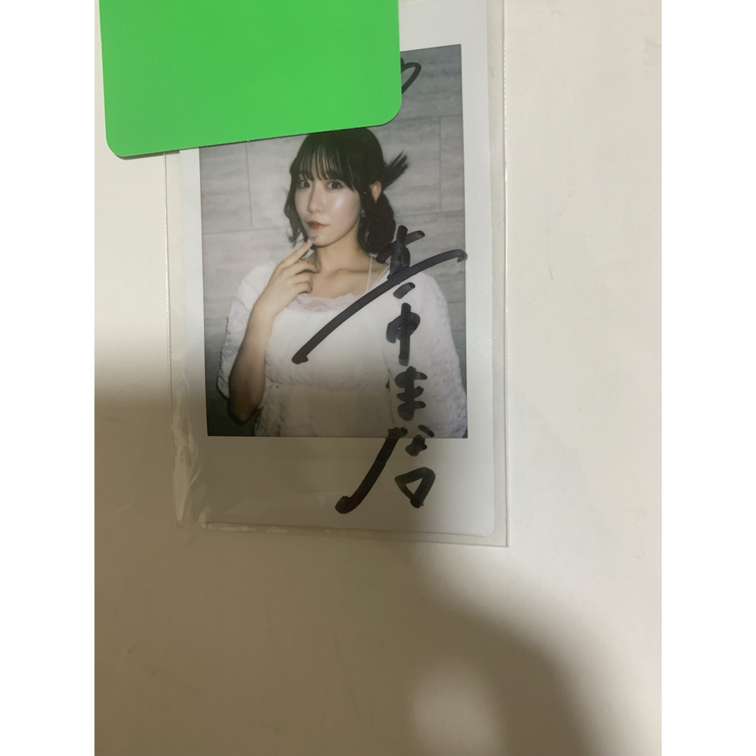 きゃりーぱみゅぱみゅ生写真直筆サイン入り、ポラロイド式写真ネガ