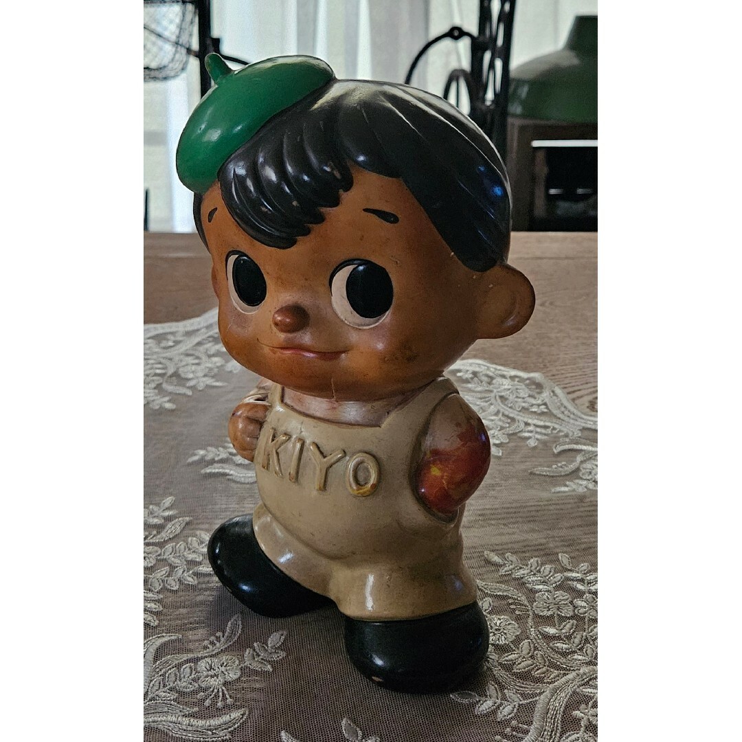 レア 非売品 紀陽銀行 レトロ 特大 貯金箱 キヨー坊や ソフビの通販 by