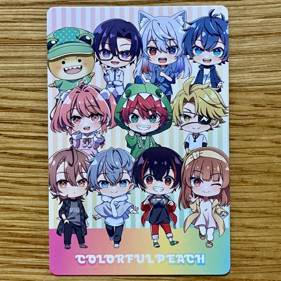 カラフルピーチ 全員集合 PremiumPeachParty トレカ4種セットの通販 by