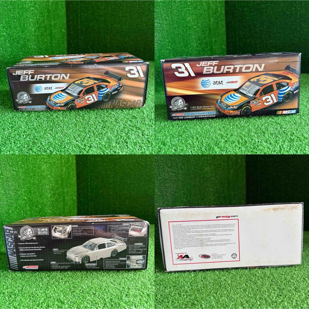 B006】1/24 ジェフ・バートン♯31 AT&Tレーシングカー NASCARの通販 by