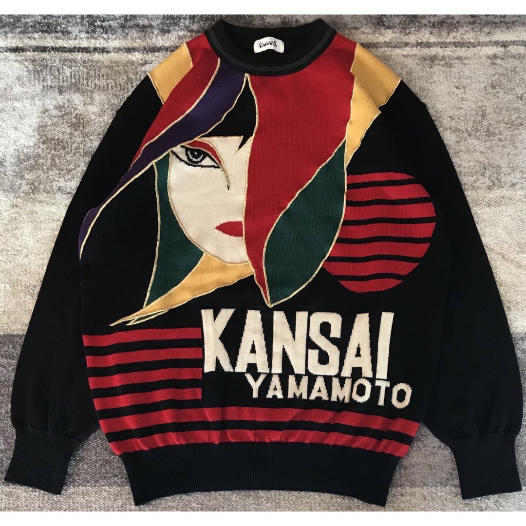 Kansai Yamamoto - 伝説の逸品 幻 歌舞伎 90's KANSAI 山本寛斎 ニット