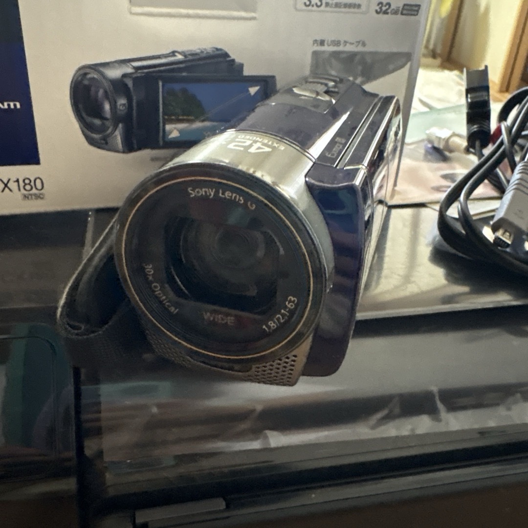 SONY - SONY ハンディカム HDR-CX ビデオカメラ ブルーの通販 by