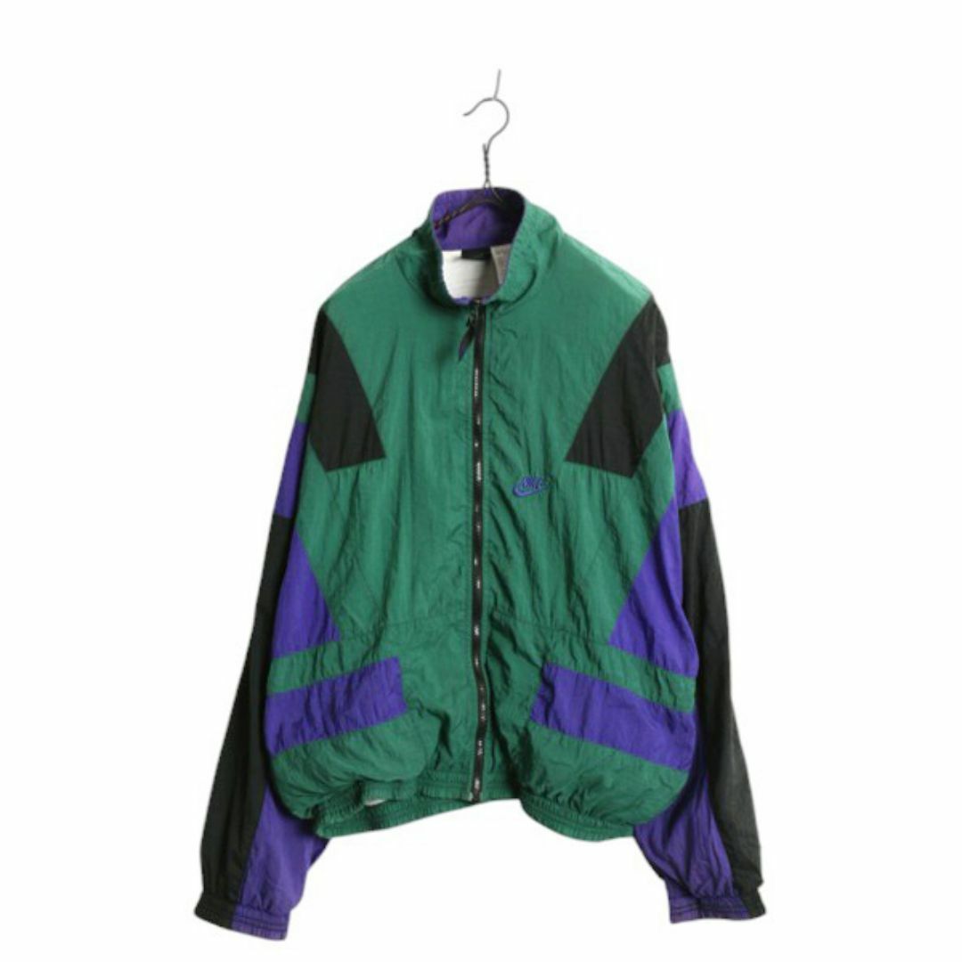 NIKE - 00s ナイキ フルジップ ナイロン ジャケット メンズ M 古着