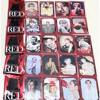 RED 山田涼介 ビジュアルカード 全20枚コンプ カードホルダー