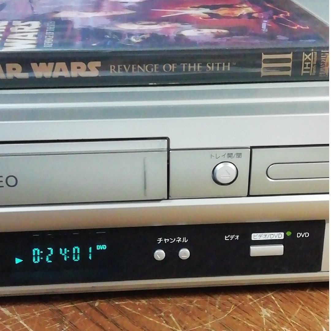 DXアンテナ DVD／VHSコンビネーションデッキ DV−140V 動作品 映像機器