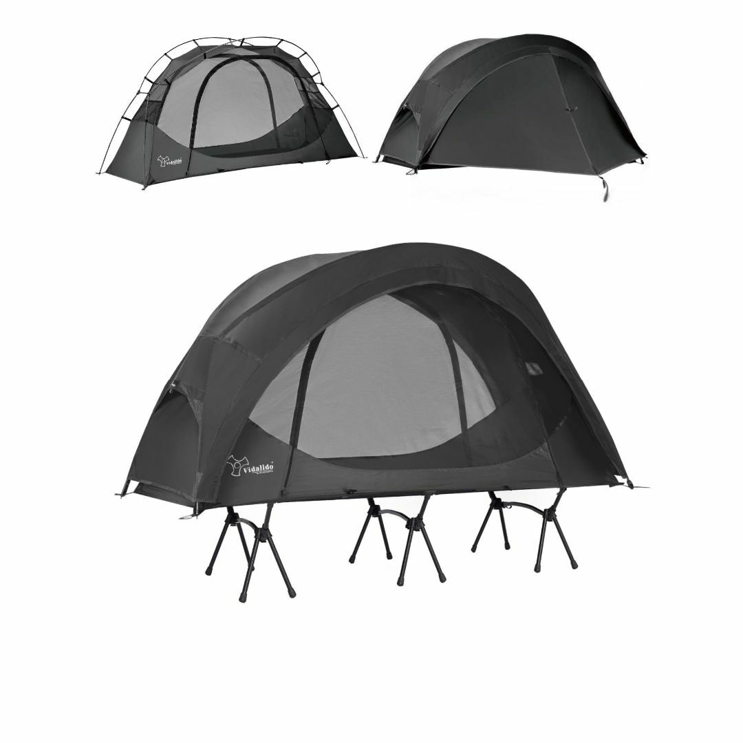 色:ブラック_サイズ:インナーテントだけ】Vidalido コットテント 一人