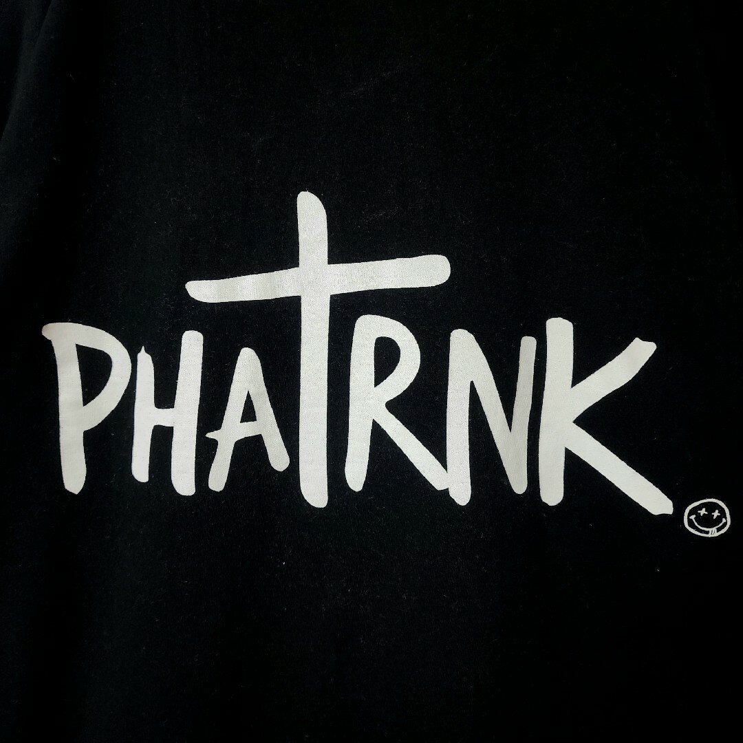 PHATRNK ファットランク Tシャツ 長袖 ロンティー ブラック バックロゴ