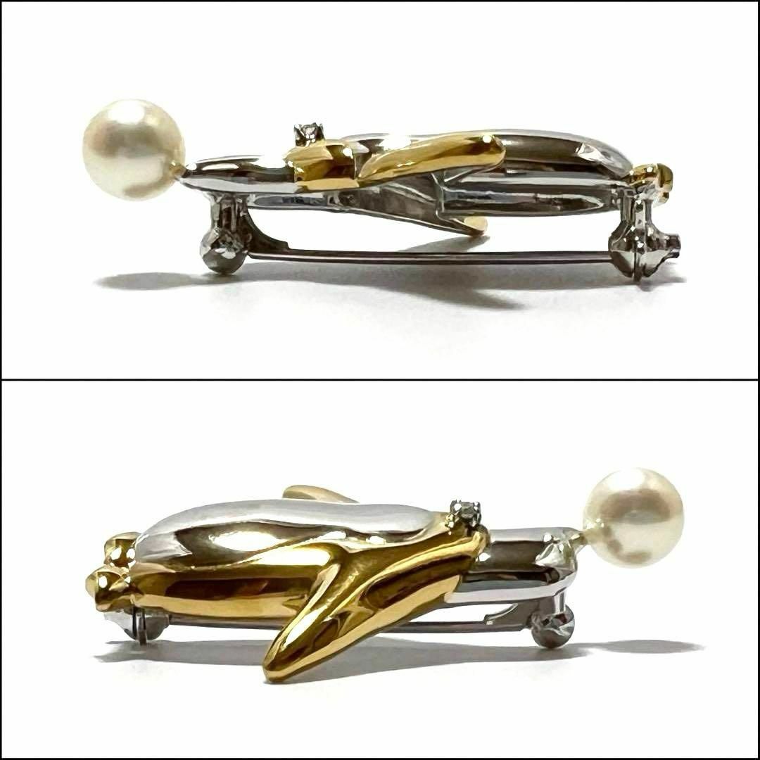 MIKIMOTO - 【希少】ミキモト ブローチ コサージュ パール シルバー