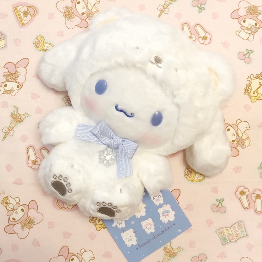 シナモロール - シナモン♡ふわふわ♡スノー♡ぬいぐるみ♡新品タグ