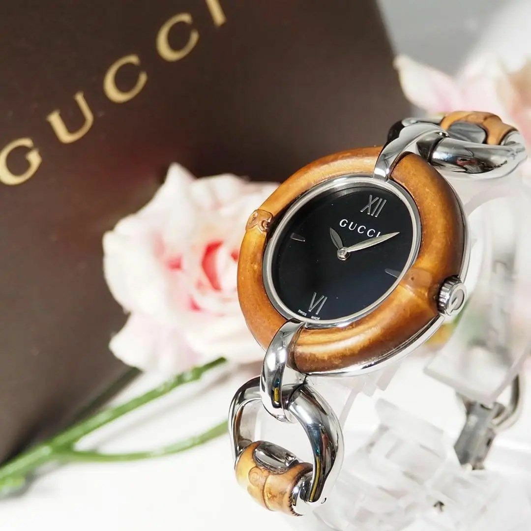 1円 稼働 箱⁄保証書付 GUCCI グッチ 2700.2.L バングルウォッチ