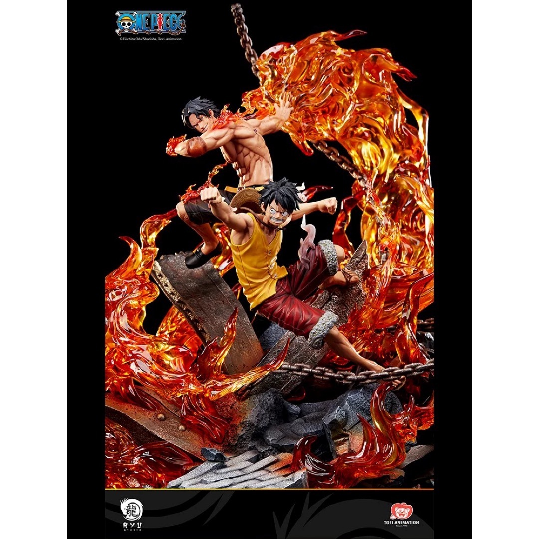 ONEPIECE ルフィ＆エース 頂上戦争フィギュア ガレージキット