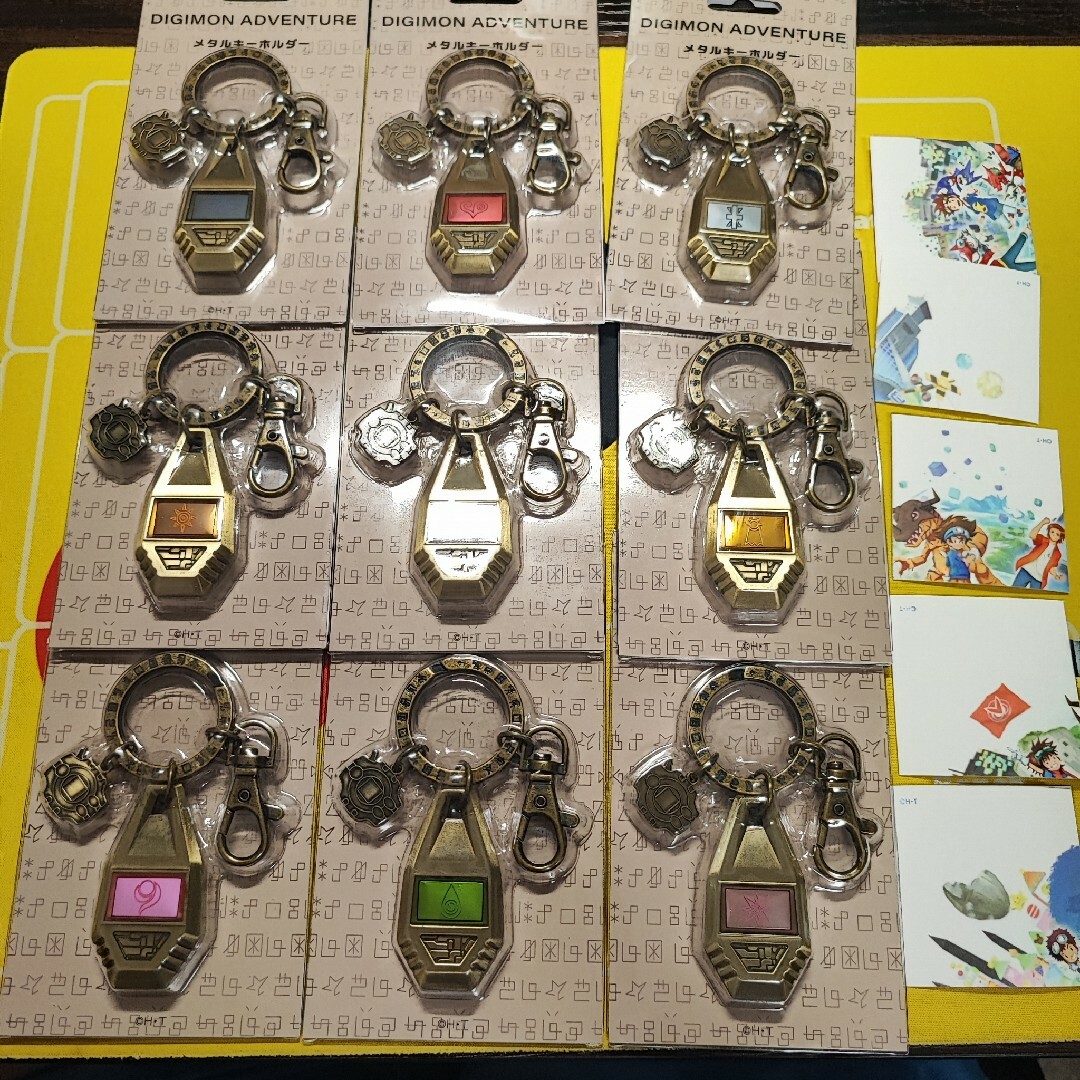 デジモンカードゲーム - デジモンアドベンチャー メタルキーホルダー